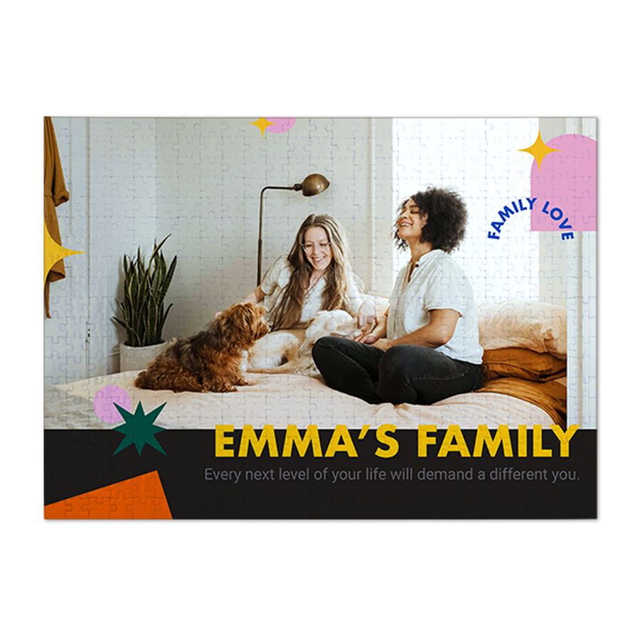 Happy Family, Happy Life Puzzle Create Photo Puzzles Online
